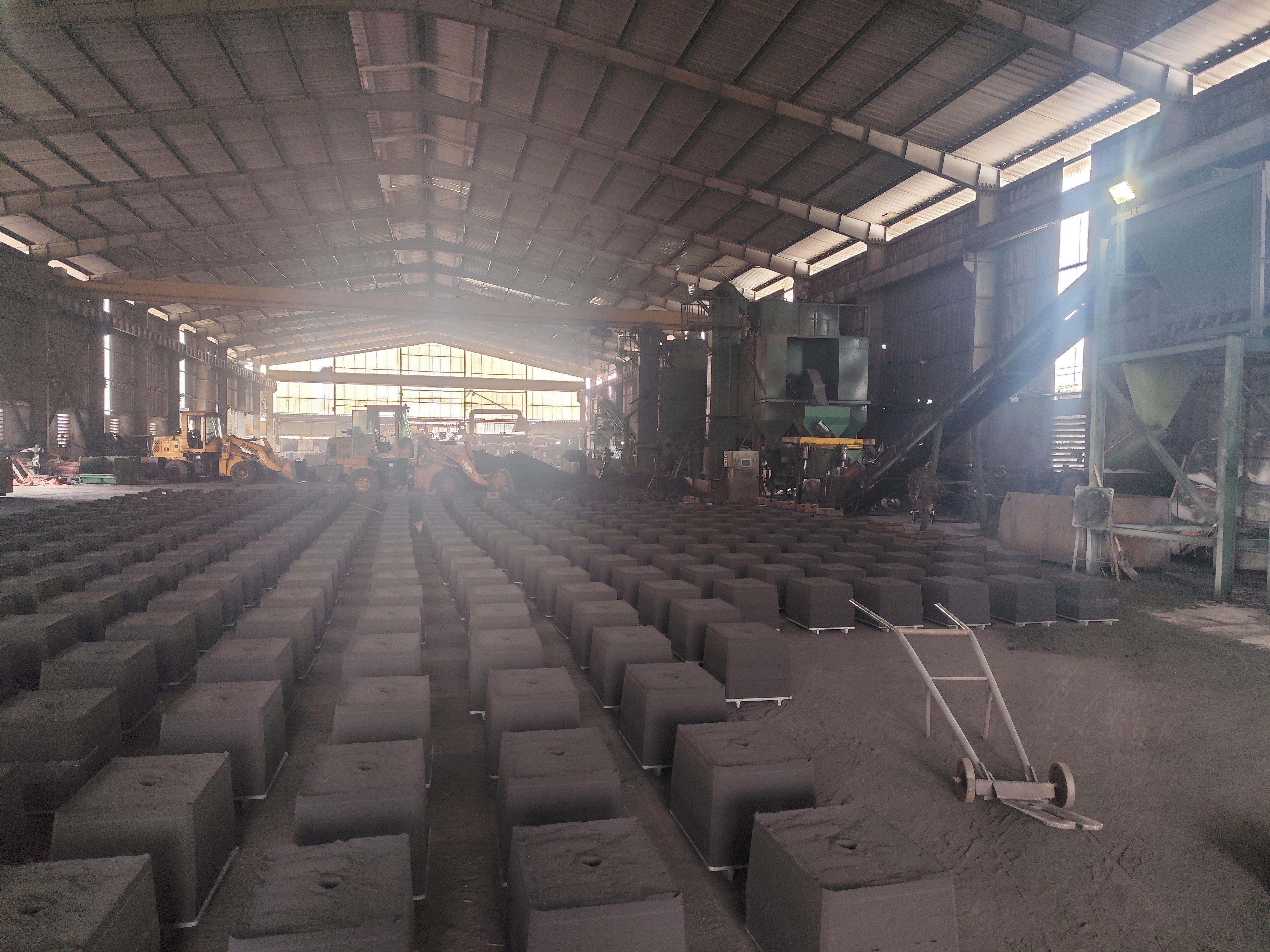 Casting area